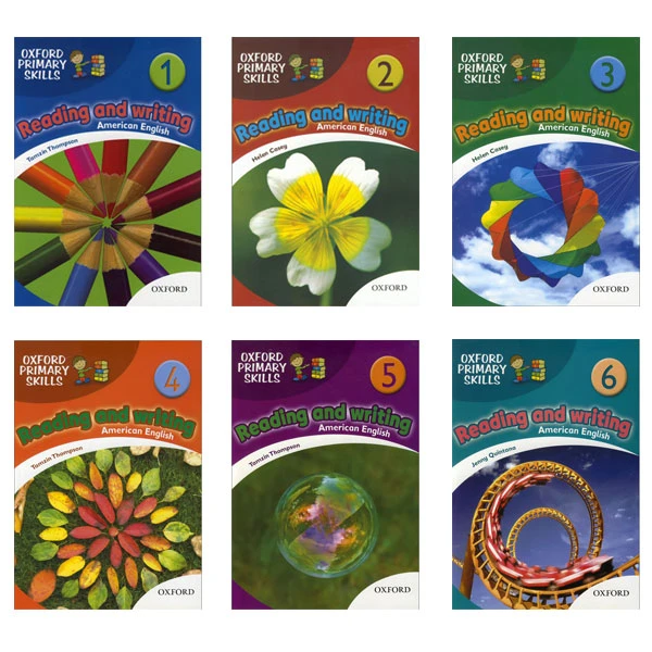 کتاب oxford primary skills Reading and Writing American اثر Tamzin Thampson انتشارات زبان مهر 6 جلدی