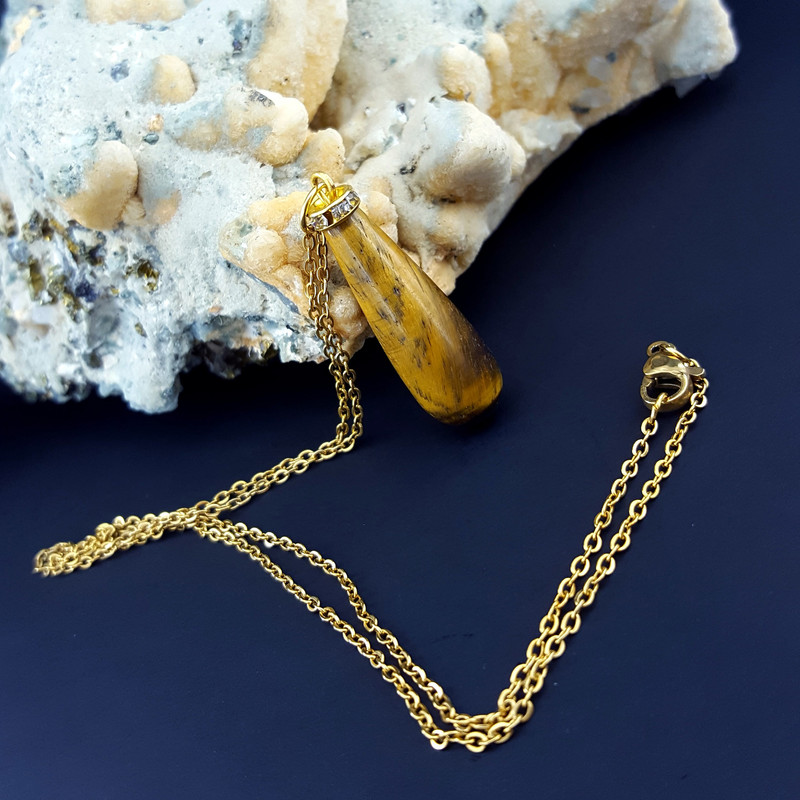 گردنبند دخترانه مدل تایگر z18