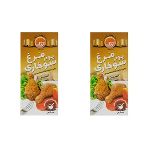 پودر مرغ سوخاری تردک مقدار 200 گرم بسته 2 عددی