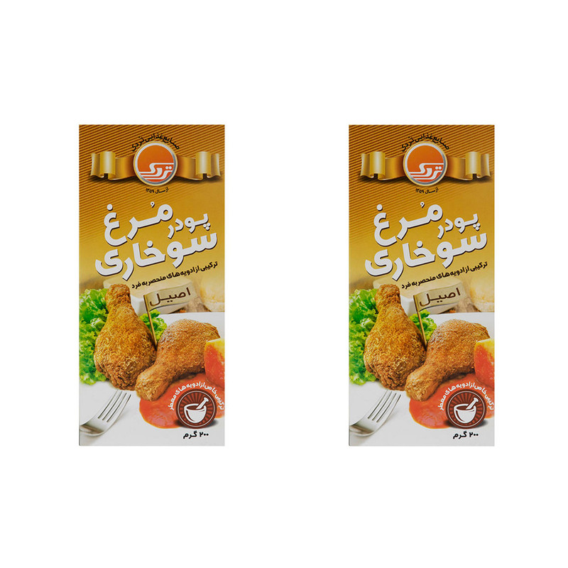 پودر مرغ سوخاری تردک مقدار 200 گرم بسته 2 عددی
