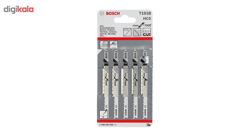 تیغ اره عمودبر مدل 2608630030 بسته 5 عددی