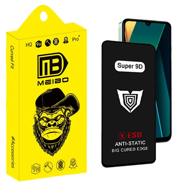 محافظ صفحه نمایش میبو مدل Super 9D Pro مناسب برای گوشی موبایل شیائومی redmi 14c / a3x / c75