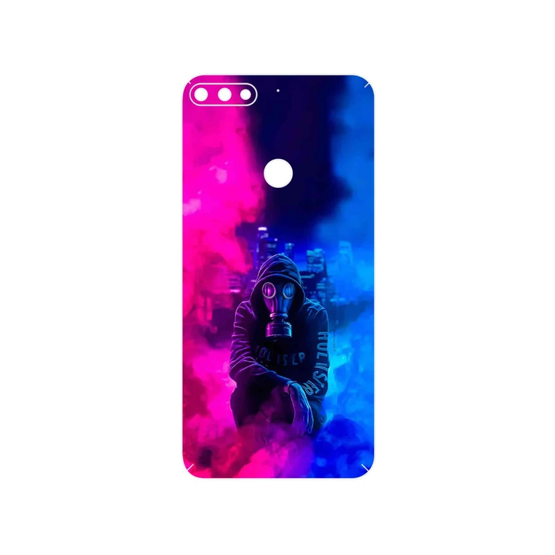 برچسب پوششی ماهوت مدل Smoke Rainbow Digital Art 2 مناسب برای گوشی موبایل آنر 7C