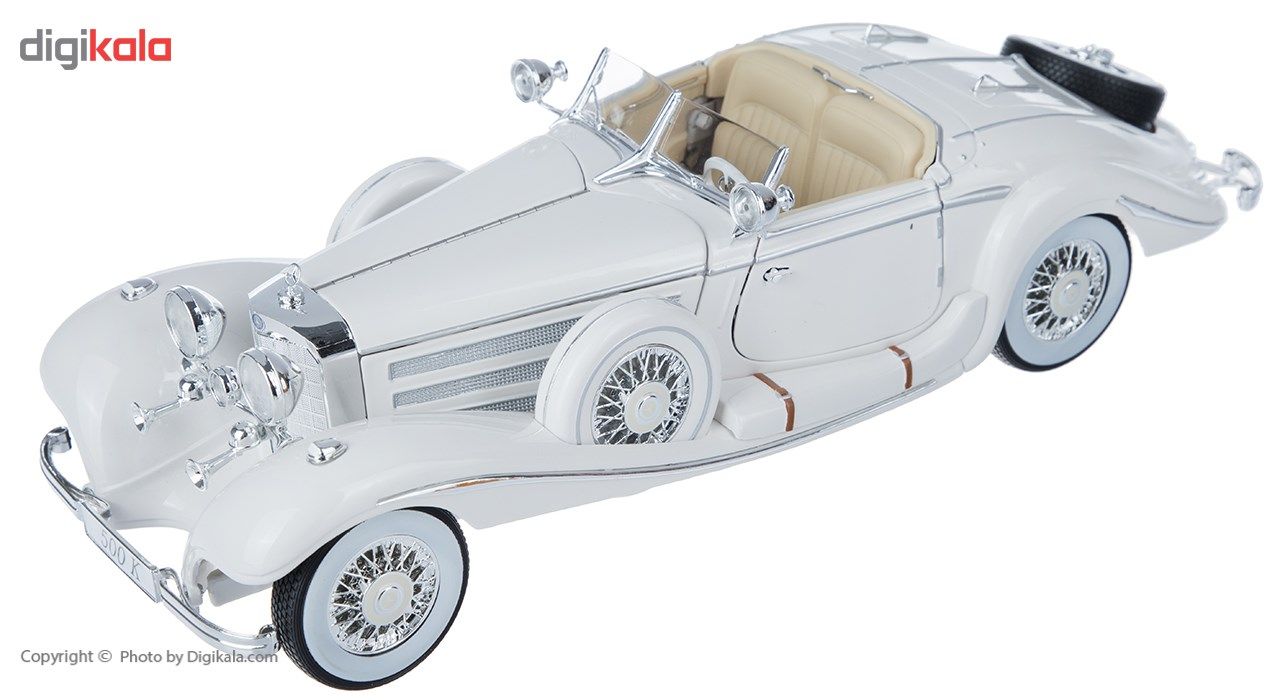 ماشین بازی مایستو مدل Mercedes Benz 500K Type Specialroadster 1936