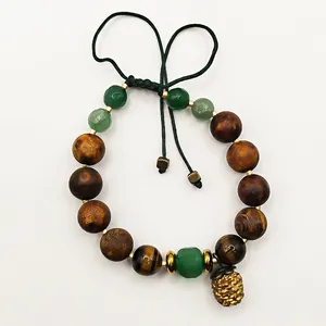 دستبند سنگی مدل نسترن