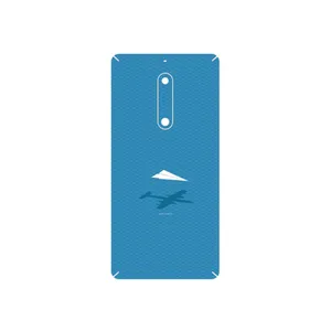MAHOOT Minimal Paper Airplane Cover Sticker for Nokia 5