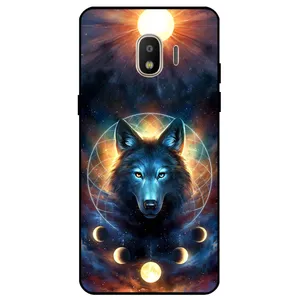 Megafone Wolf and Moon 8006 Cover For Samsung Galaxy J2 Core	