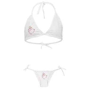 ست شورت و سوتین زنانه طرح قلب مدل 20