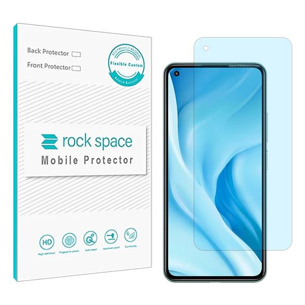 محافظ صفحه نمایش ضد اشعه آبی راک اسپیس مدل HyBLU مناسب برای گوشی موبایل شیائومی Mi 11 Liite 5G