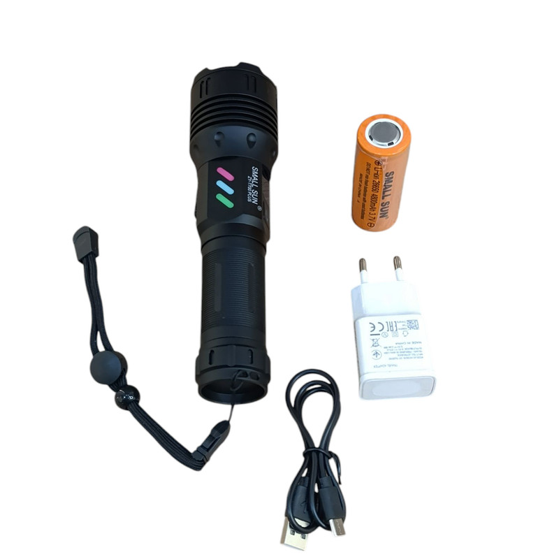 چراغ قوه دستی اسمال سان مدل zy-t700 plus با نور مهتابی