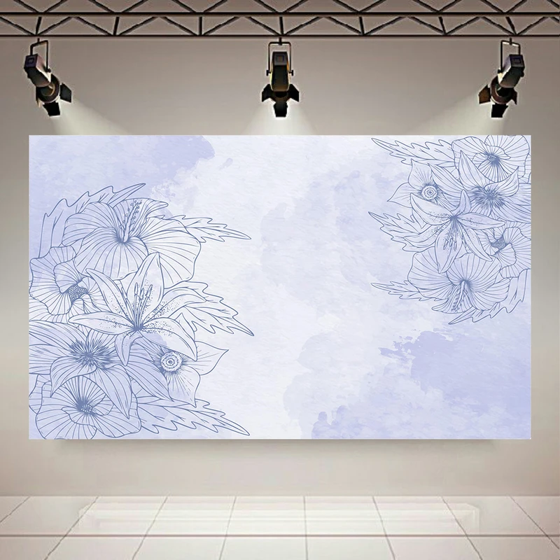 پوستر پارچه ای طرح مینیمال گل کد AR31956