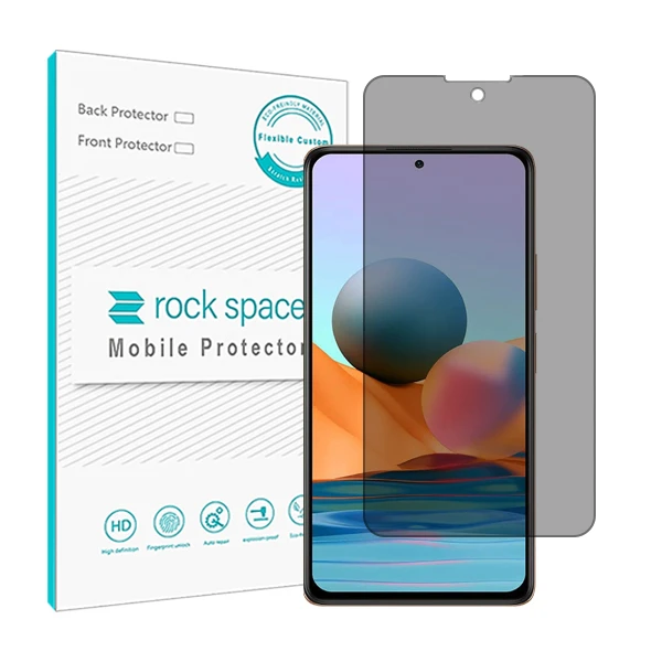 محافظ صفحه نمایش حریم شخصی راک اسپیس مدل HyPRV مناسب برای گوشی موبایل شیائومیRedmi Note 10 Pro Max