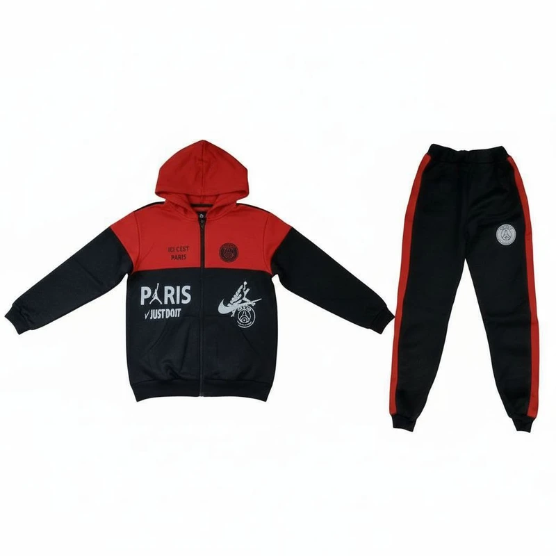 ست سویشرت و شلوار راحتی پسرانه مدل داخل کرک کد 00100