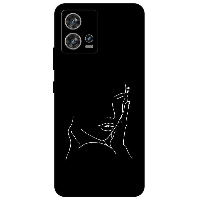 کاور مگافون طرح دخترانه مدل 8153 مناسب برای گوشی موبایل موتورولا Moto Edge 30 Fusion