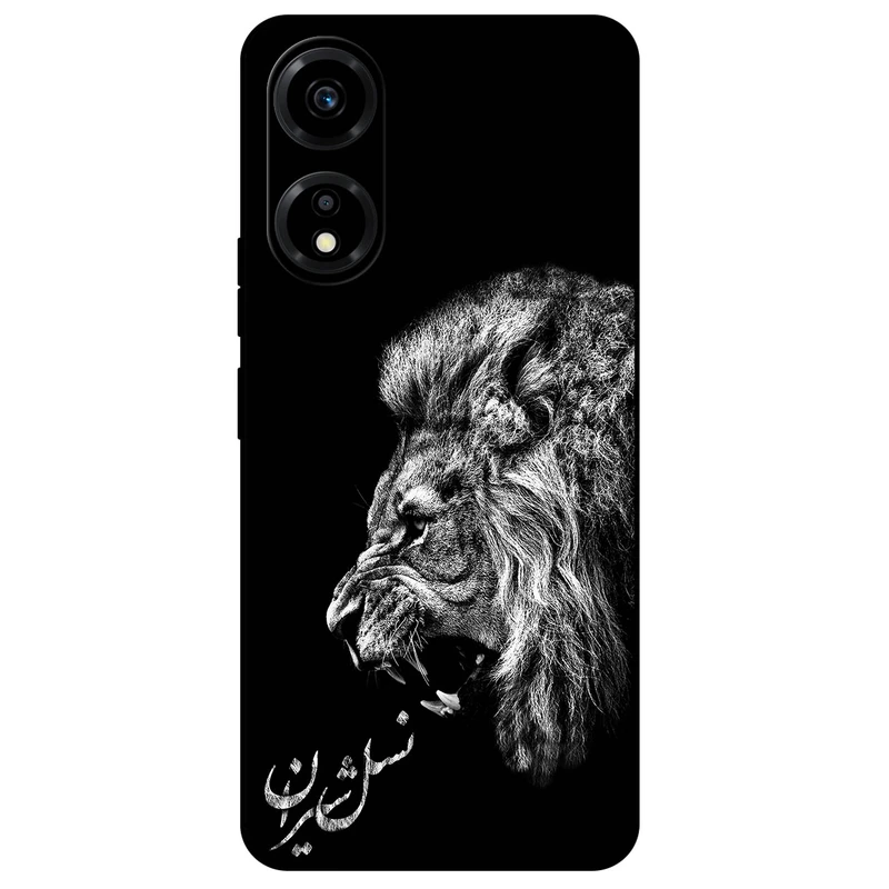 کاور مگافون طرح شیر مدل 1866 مناسب برای گوشی موبایل آنر X5 Plus     