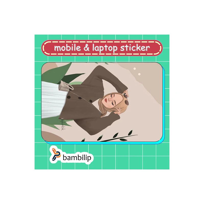 استیکر بامبیلیپ مدل کارت عابر طرح استایل و حجاب کد 1391431