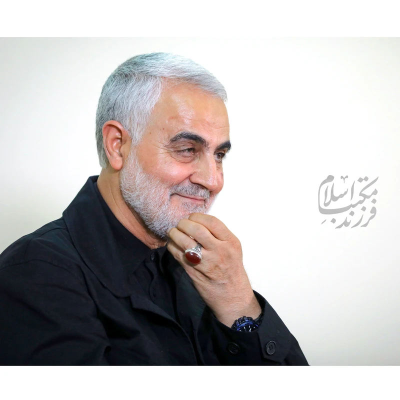 تابلو شاسی مدل سردار شهید حاج قاسم سلیمانی 08