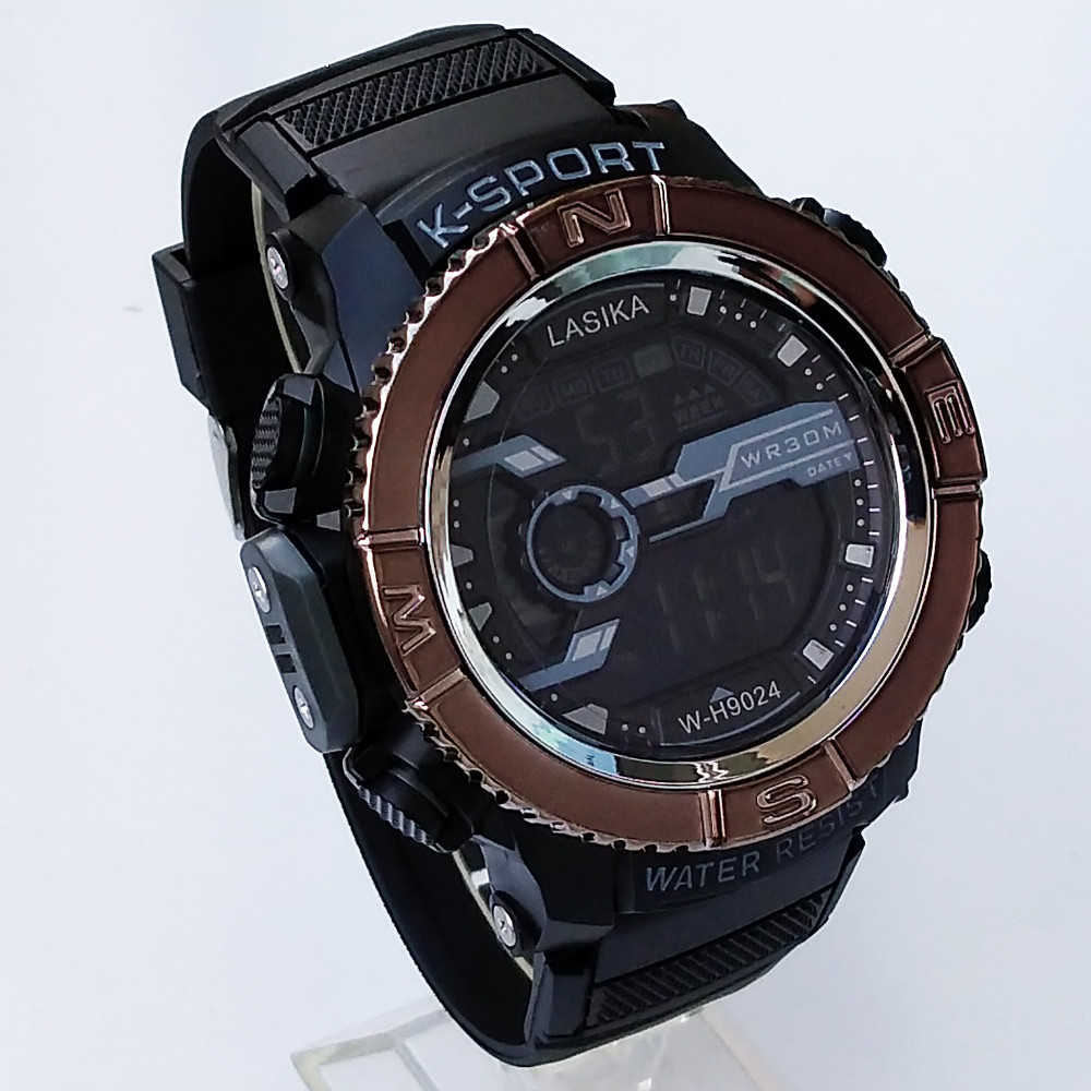 ساعت مچی دیجیتال مردانه مدل ورزشی SPORT چراغدار کرنومتردار ضدآب مچی کد 573