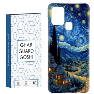 کاور قاب گارد گوشی طرح ونگوگ کد Dimo-069 مناسب برای گوشی موبایل سامسونگ Galaxy A21s