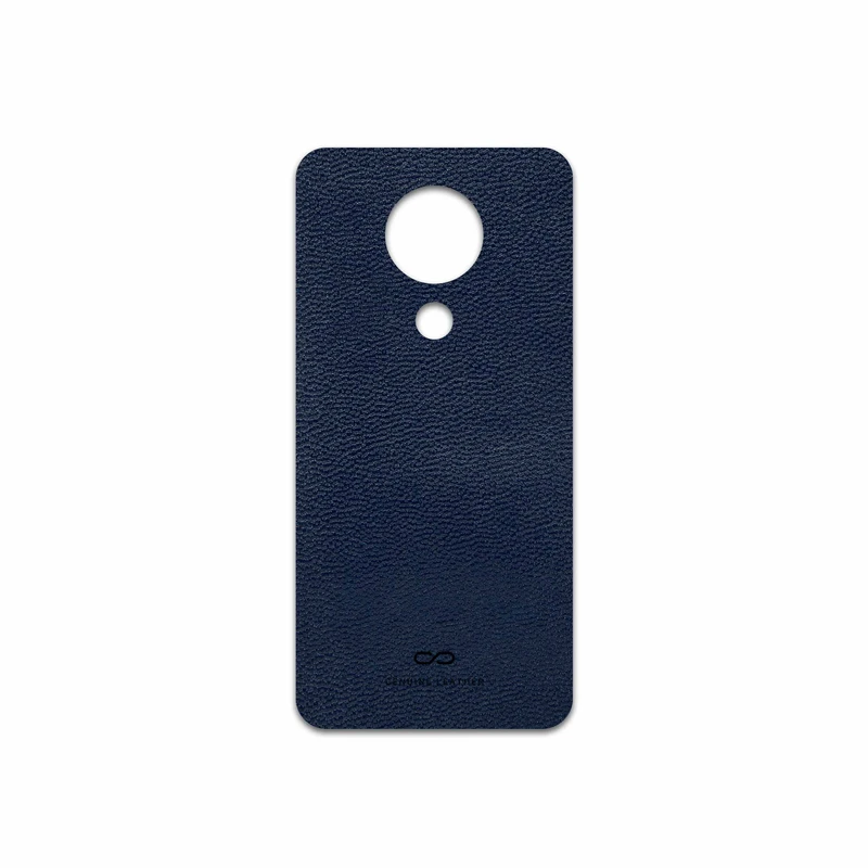 برچسب پوششی ماهوت مدل Deep-Blue-Leather مناسب برای گوشی موبایل نوکیا 3.4