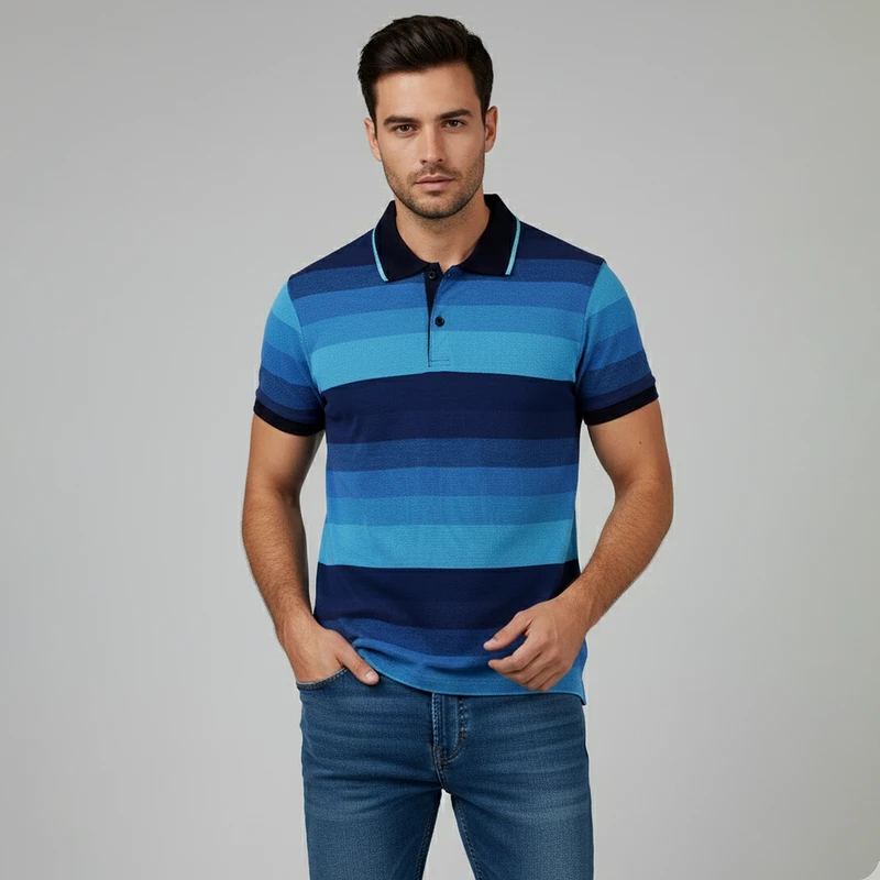 پولوشرت آستین کوتاه مردانه باینت مدل 833