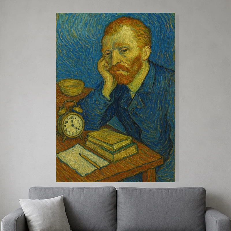 پوستر طرح تابلو نثاشی ونسان ونگوگ مدل Vincent van Gogh 11017