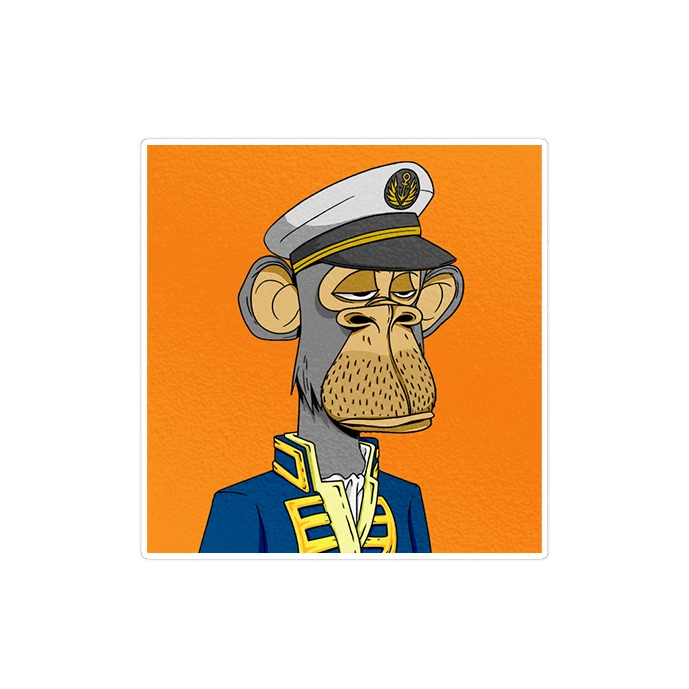 استیکر لپ تاپ ماسا دیزاین طرح monkey مدل STK1716