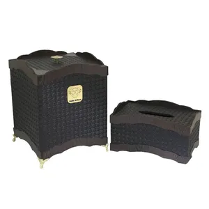 ست سطل و جای دستمال کاغذی پذیرایی هایلو مدل نایس کد 9263