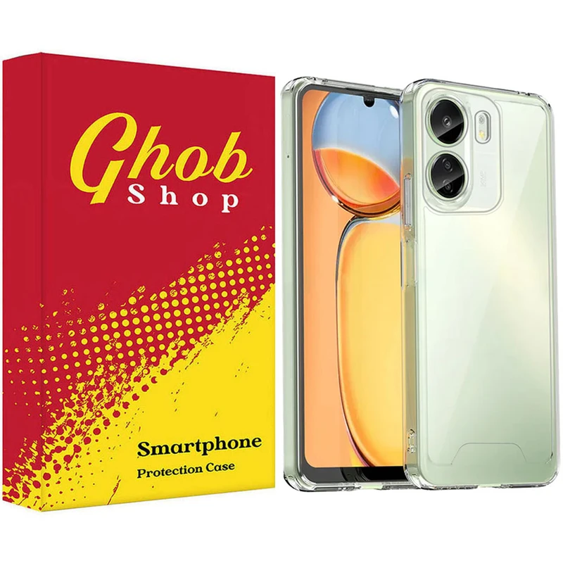 کاور قاب شاپ مدل ژله ای ساده مناسب برای گوشی موبایل شیائومی Redmi 13C / Poco C65