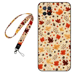 Megafone Fall 0017 Cover For Realme 8 5G Mobile Neckband