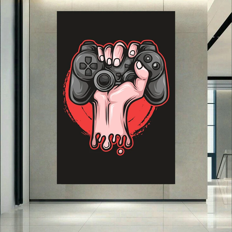 پوستر دیواری طرح گیم مدل دسته بازی کد AR305547