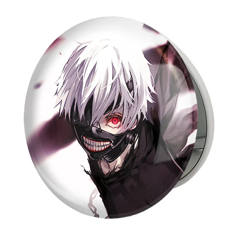 آینه جیبی خندالو طرح کانکی کن انیمه توکیو غول Tokyo Ghoul مدل تاشو کد 11886 