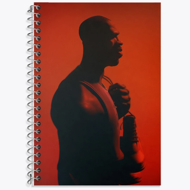 دفتر زبان 50 برگ خندالو مدل سه خط طرح Michael Jordan کد F777
