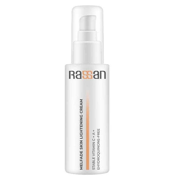 کرم روشن‌کننده و ضدلک شب دست و صورت، گردن راسن مدل ملفید مناسب برای پوست انواع پوست حجم 40 میلی‌لیتر