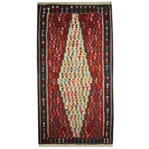 گلیم دستبافت طرح هرسین کد 1504490