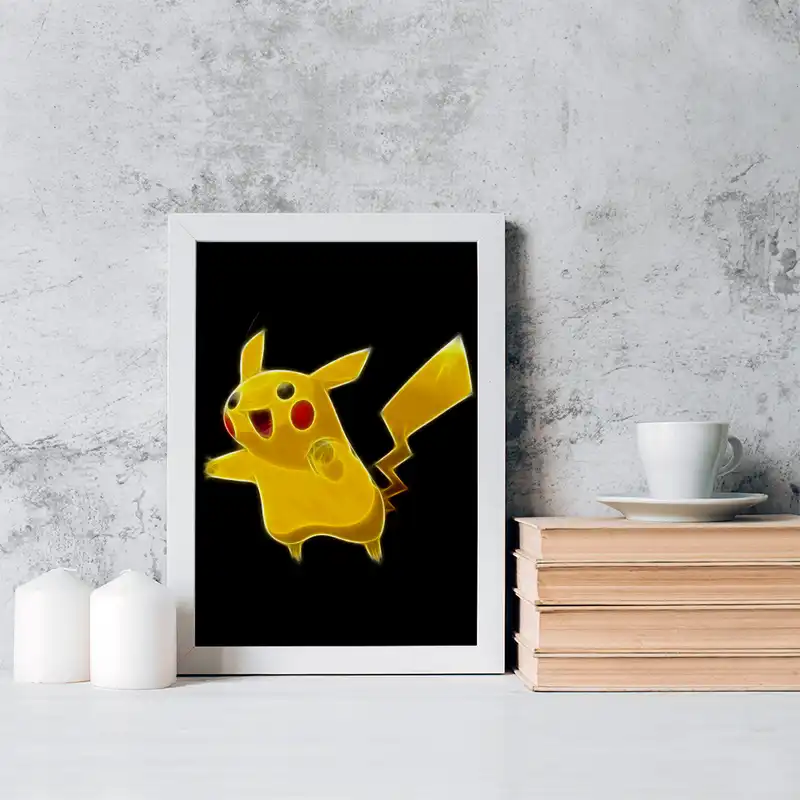 تابلو خندالو مدل پیکاچو انیمه پوکمون کد 17329