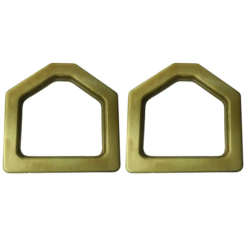 یراق کیف دوزی  مدل ذوزنقه کد Z02 بسته 2 عددی