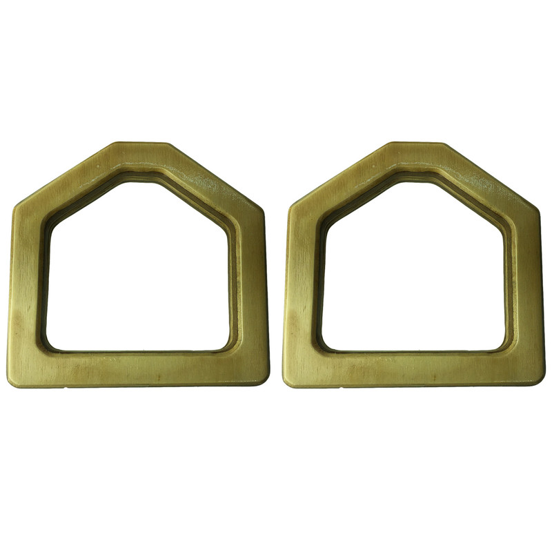 یراق کیف دوزی  مدل ذوزنقه کد Z02 بسته 2 عددی