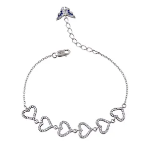     دستبند نقره زنانه بازرگانی میلادی کد DP_051