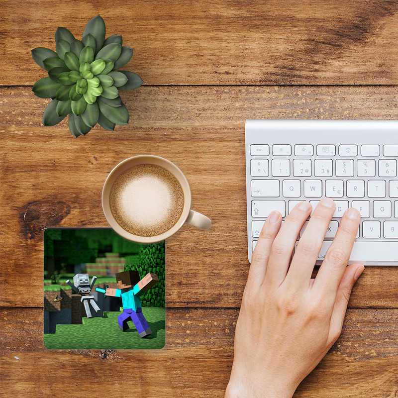 زیر لیوانی طرح Minecraft مدل MC1368