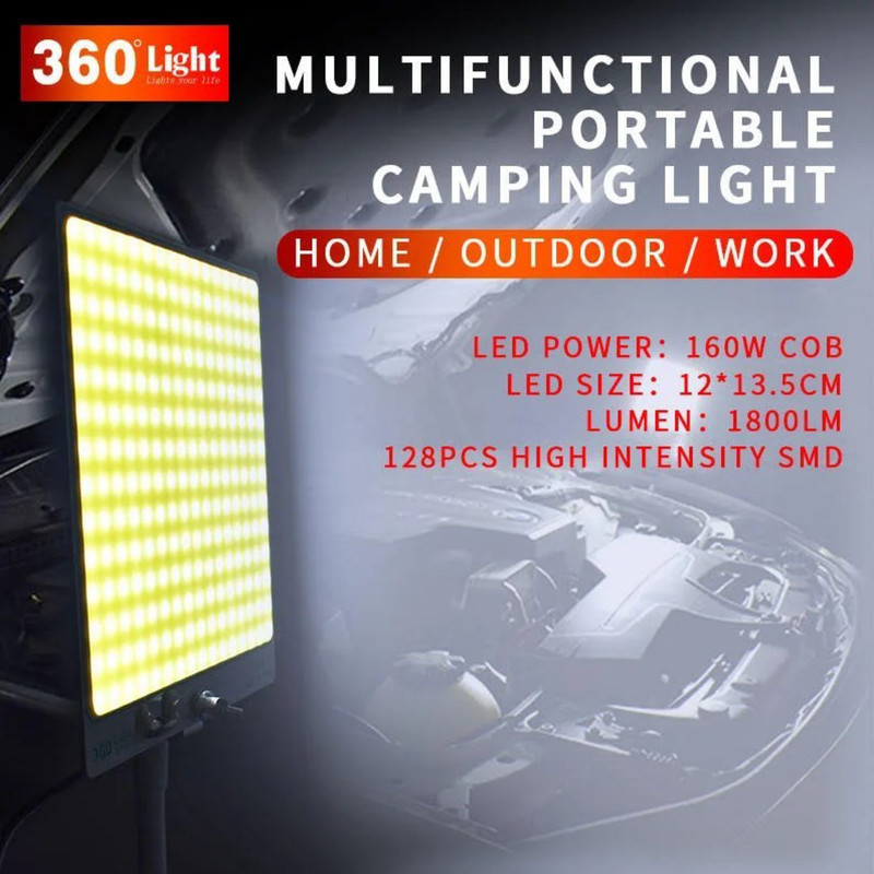 چراغ کمپینگ 360  مدل TM-08cob