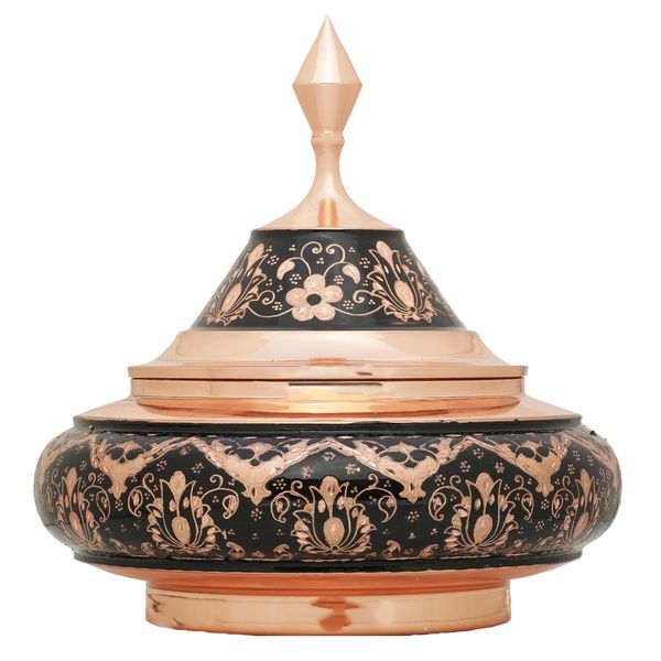 شکلات خوری مسی میراث مدل الماس تراش کد mb103 شکلات خوری مسی میراث مدل الماس تراش کد mb103