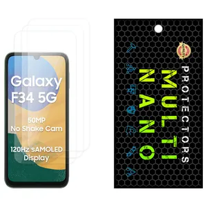 Multi Nano X-S3N Screen Protector For Samsung Galaxy F34 Pack of 3