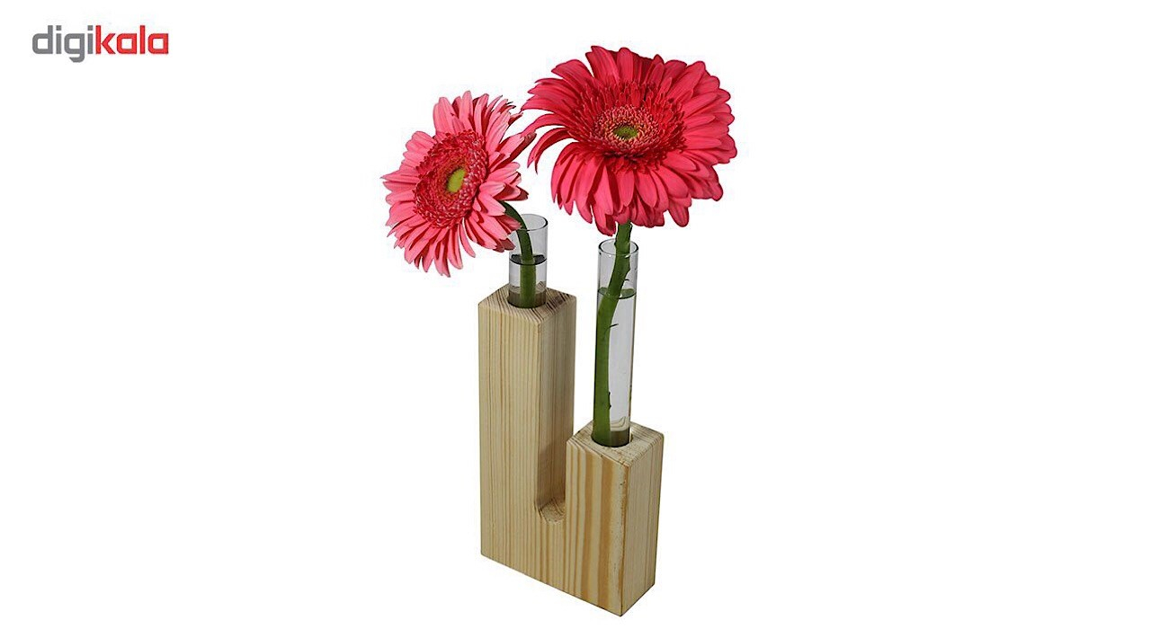 گلدان چوبی گلدونه مدل GWV02