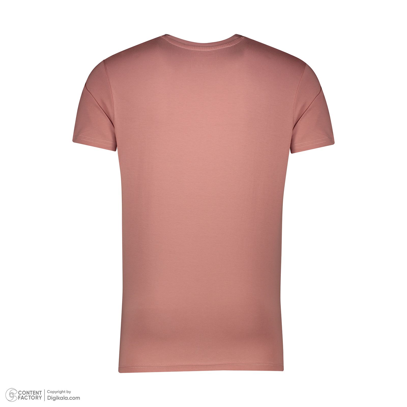 تی‌شرت آستین کوتاه مردانه مدل M117 رنگ صورتی -  - 5