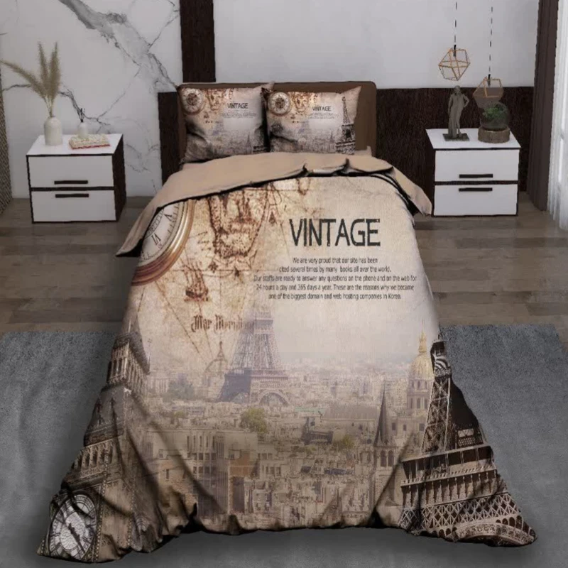 سرویس خواب یک نفره 5 تکه مدل سه بعدی وینتج