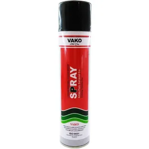 اسپری رنگ مشکی مات واکو کد vak617 حجم 300 میلی متر