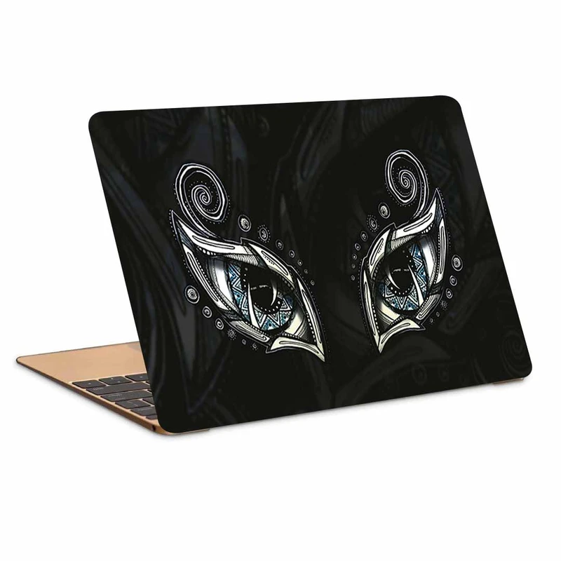استیکر لپ تاپ طرح eyes doodles art کد N-173 مناسب برای لپ تاپ 15.6 اینچ
