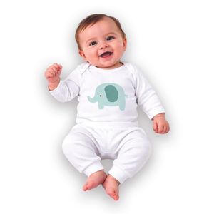 ست بادی و شلوار نوزادی نیل کوک مدل CUTIE ELEPHANT
