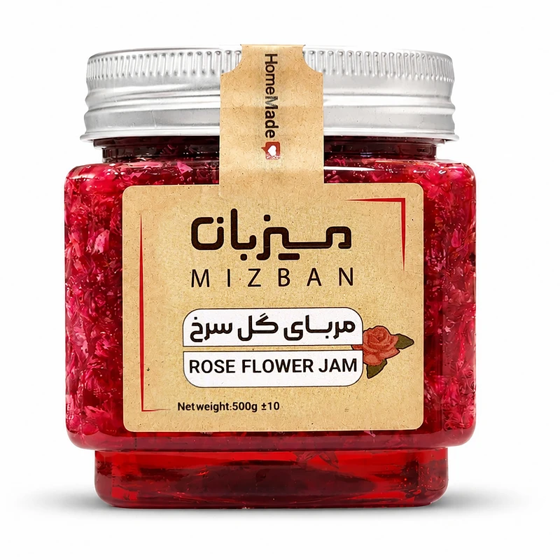 مربا گل سرخ میزبان - 500 گرم
